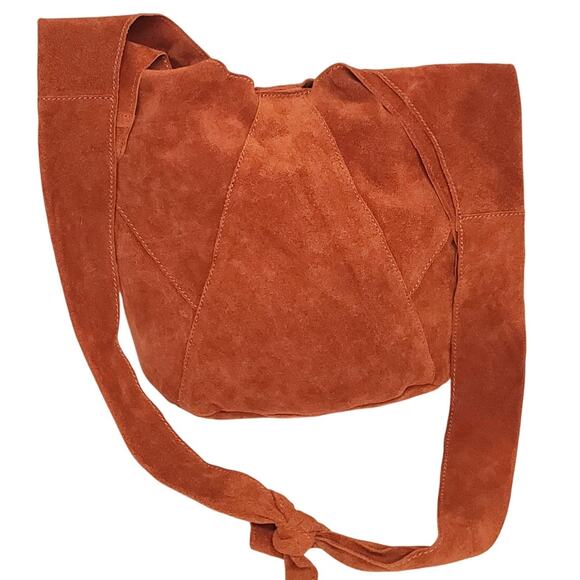 Free People Terracotta Suede Shoulder Bag - Picture 3 of 5